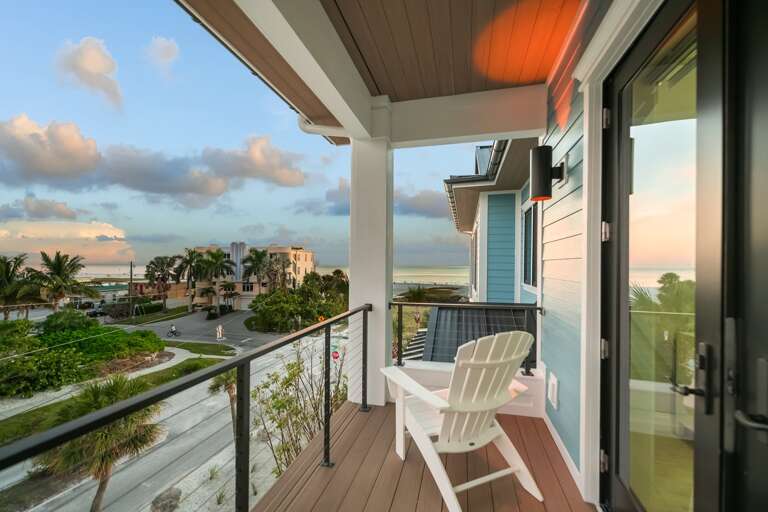 Twilight - 1st Living Level -  Bedroom 2 Balcony Access  - Beach and Gulf Views