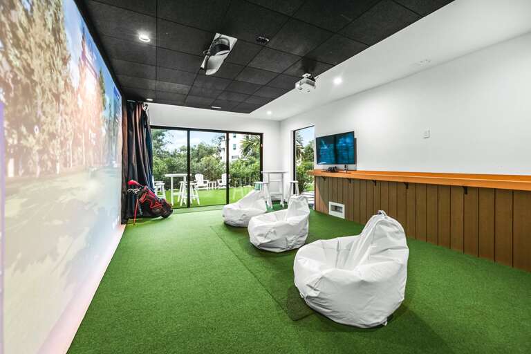 Club Room - Golf Simulator/Movie Room - PS4 - Streaming Compatible.