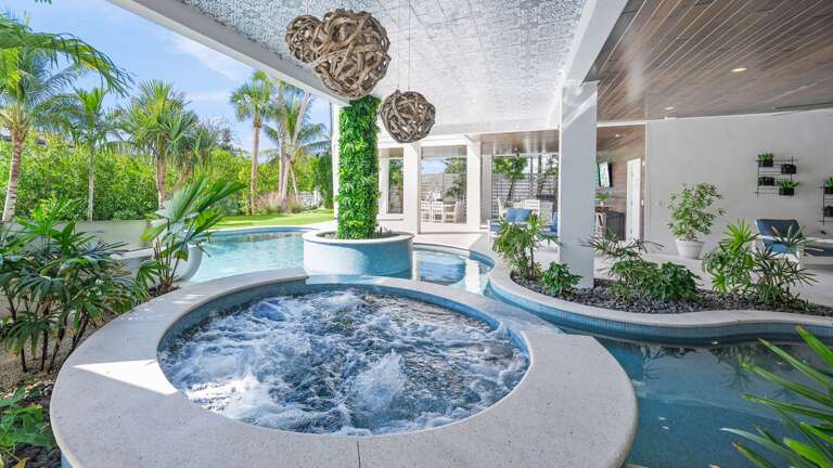 Covered Pool Area - Oversized Spa - Resort Style Pool - Watersilde - MIni Golf - Darts - Ping Pong