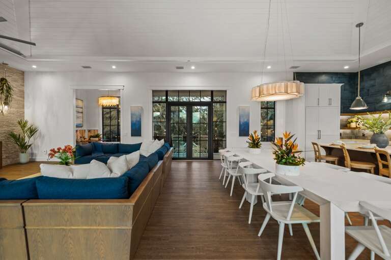 Great Room - Open Floor Plan - Balcony Access - Lake Views.