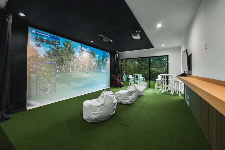 Club Room - Golf Simulator/Movie Room - PS4 - Streaming Compatible.