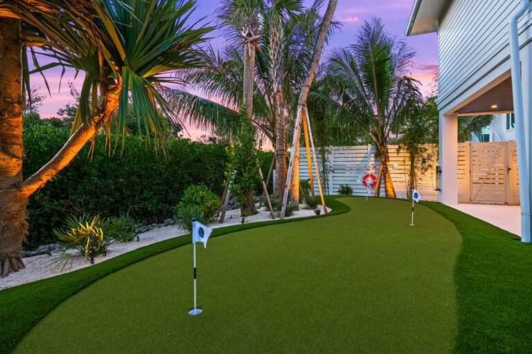 Twilight - Mini Golf - Covered Pool Area.