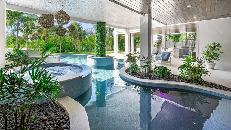 Covered Pool Area - Oversized Spa - Resort Style Pool