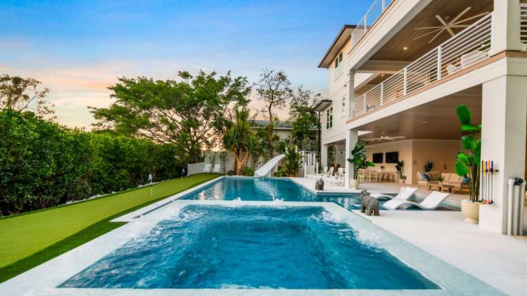 Daytime - Resort Style Pool - Covered Pool Area - Mini Golf