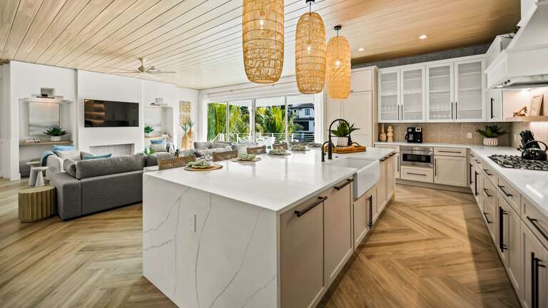 Kitchen - Oversized Refrigerator - (2) Dishwashers, Double Ovens, & Large Gas Stove - Balcony Access