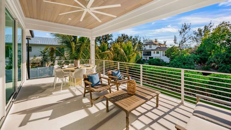 Daytime - 1st Living Level Rear Balcony