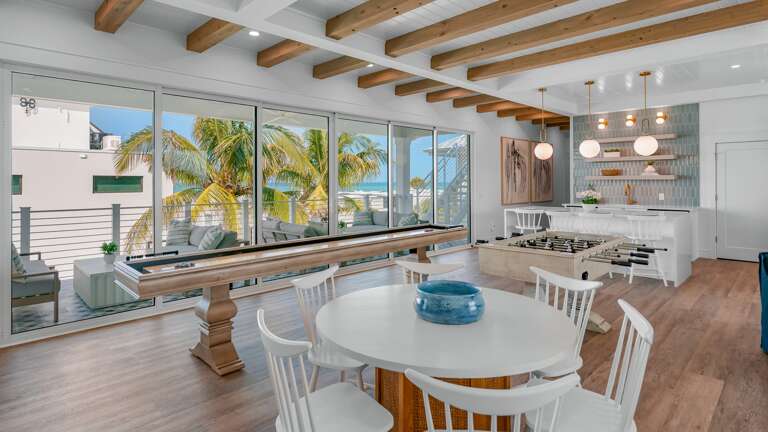 2nd Living Level - Club Room - Shuffleboard - Foosball - Balcony Access - Gulf Views 2nd Living Level - Club Room - Shuffleboard - Foosball - Balcony Access - Gulf Views