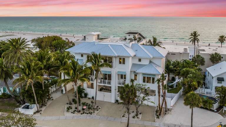 Twilight - Aerial Drone - Sandbar Social - Gulf Views Twilight - Aerial Drone - Sandbar Social - Gulf Views