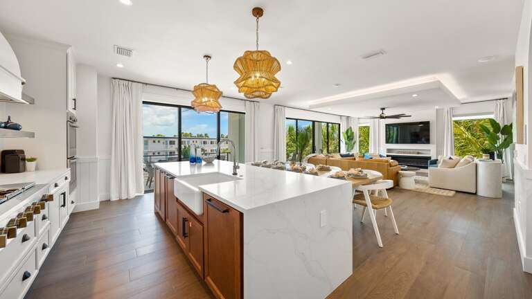 1st Living Level - Great Room - Open Floor Plan - Balcony Access - Gulf Views 1st Living Level - Great Room - Open Floor Plan - Balcony Access - Gulf Views