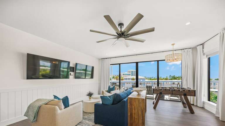 2nd Living Level - Club Room - PS4, Nintendo NES, & Foosball 2nd Living Level - Club Room - PS4, Nintendo NES, & Foosball