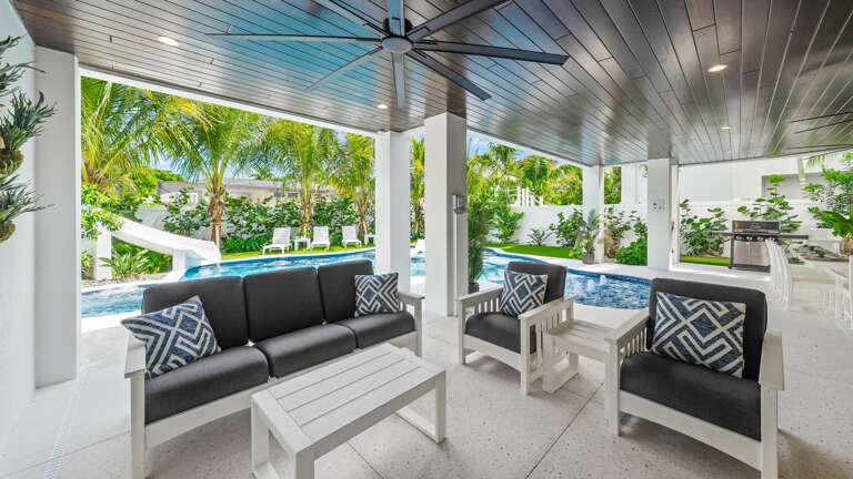 Covered Pool Area - Soft Seating