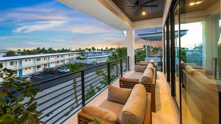 Twilight - 2nd Living Level - Front Balcony - Club Room Access - Soft Seating Twilight - 2nd Living Level - Front Balcony - Club Room Access - Soft Seating