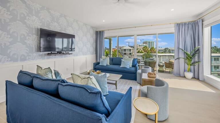 Daytime - 2nd Living Level - Club Room - Foosball - Balcony and Rooftop Access - Gulf Views