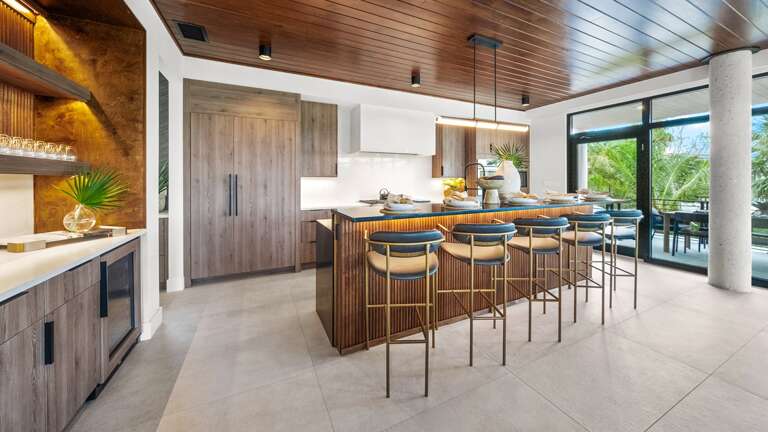 Kitchen - Oversized Refrigerator - (2) Dishwashers, Double Ovens, & Large Gas Stove - Balcony Access