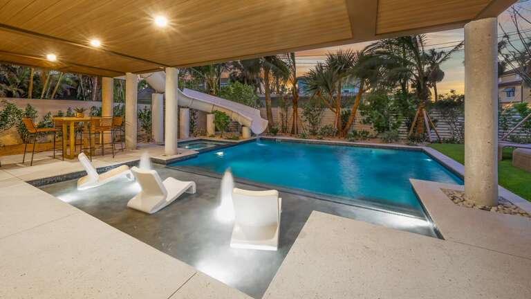 Twilight - Covered Pool Area - Covered Pool Area