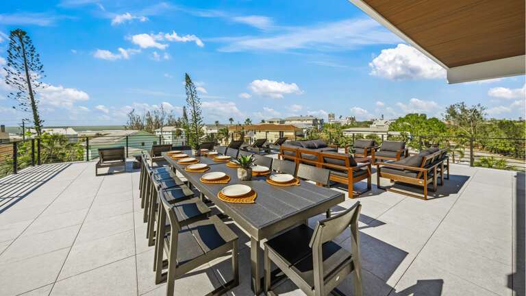 Rooftop Dining and Lounging Space - Gulf Views