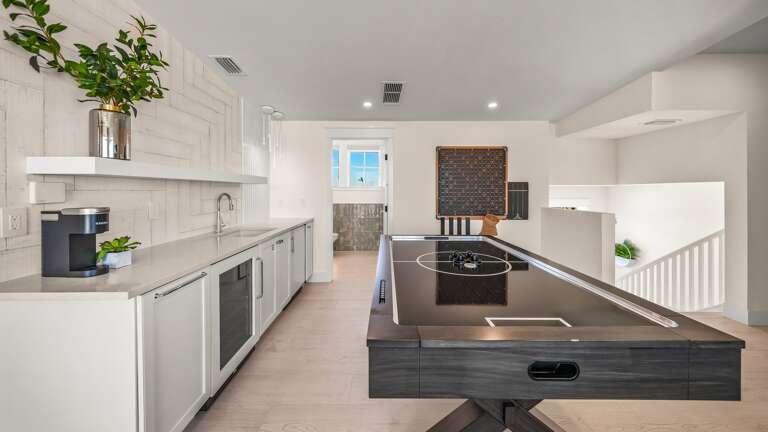 Third Living Level - Club Room - Air Hockey - Wall Scrabble - Balcony/Rooftop Access