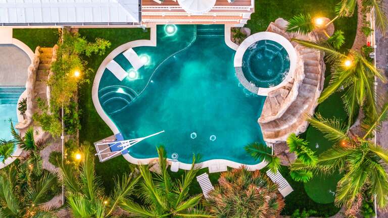 Aerial Drone - Pool View