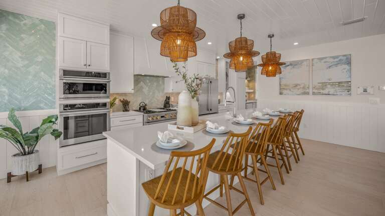 Kitchen - Oversized Refrigerator - (2) Dishwashers, Double Ovens, & Large Gas Stove - Balcony Access