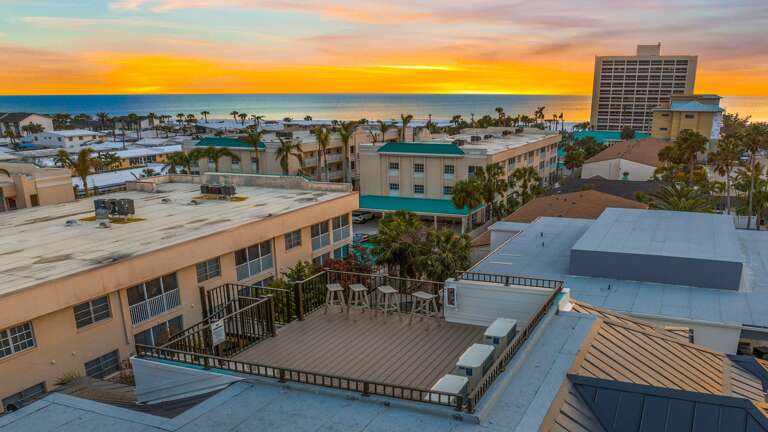 Twilight - Aerial Drone - Rooftop - Gulf Views Twilight - Aerial Drone - Rooftop - Gulf Views