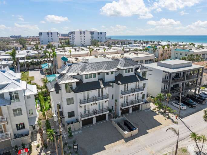 Aerial Drone - Front Elevation - Gulf Views Aerial Drone - Front Elevation - Gulf Views