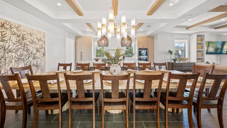 Dining Area - Oversized Refrigerator - (2) Dishwashers, Double Ovens, & Large Gas Stove - Balcony Access