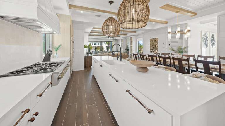 Kitchen - Oversized Refrigerator - (2) Dishwashers, Double Ovens, & Large Gas Stove - Balcony Access