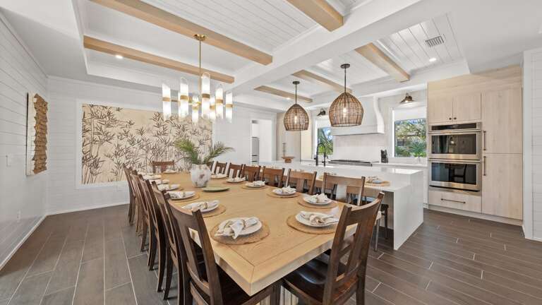 Dining Area - Oversized Refrigerator - (2) Dishwashers, Double Ovens, & Large Gas Stove - Balcony Access