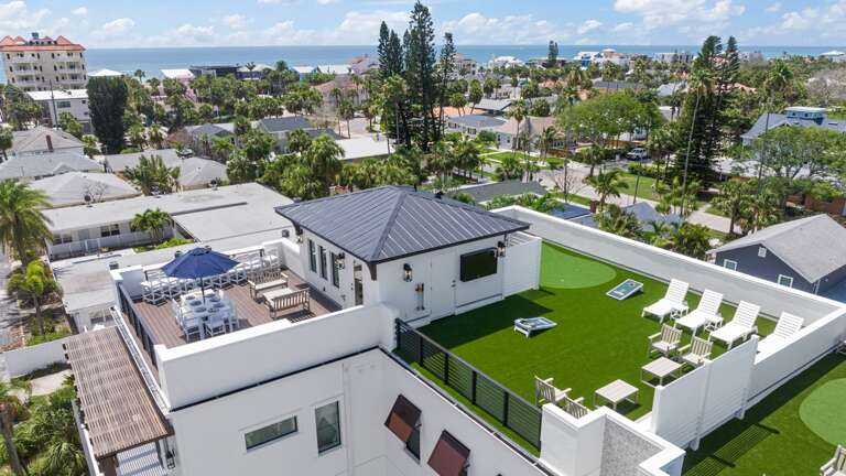 Daytime - Aerial Drone - Rooftop Access - Gulf Views