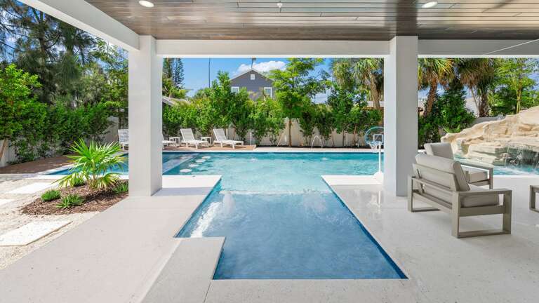 Daytime - Cover Pool Area Entrance