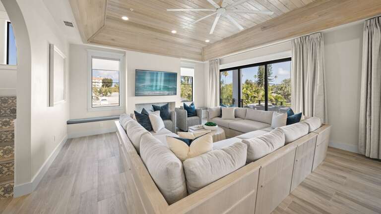 1st Living Level - Great Room - Open Floor Plan - Balcony Access - Gulf Views