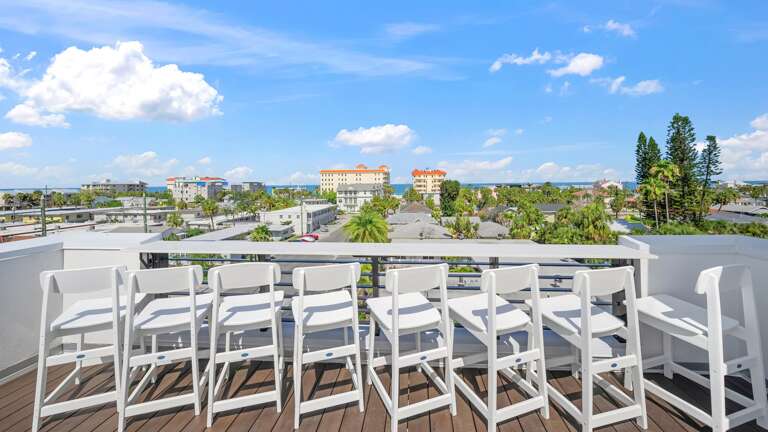 Rooftop - High-Top Seating for 8 - Gulf Views