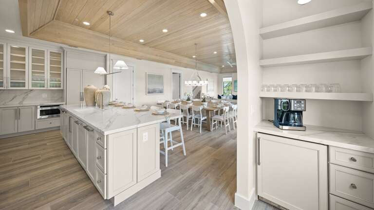 Kitchen - Oversized Refrigerator - (2) Dishwashers, Double Ovens, & Large Gas Stove - Bar Seating for 6 - Coffee Bar