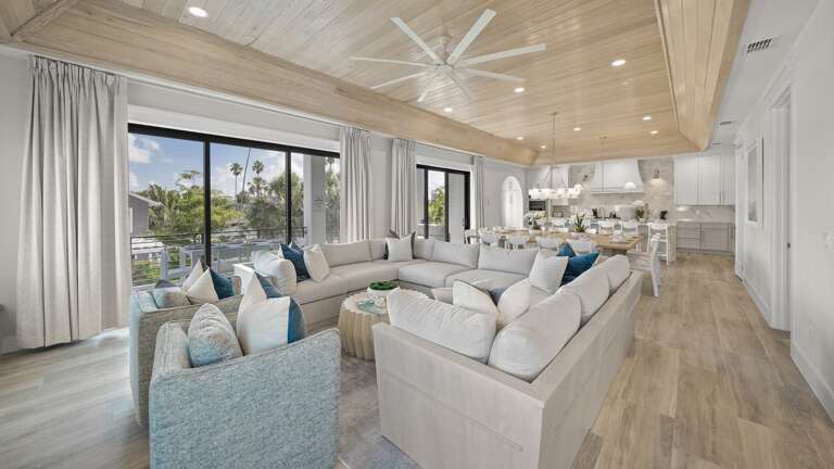 1st Living Level - Great Room - Open Floor Plan - Balcony Access