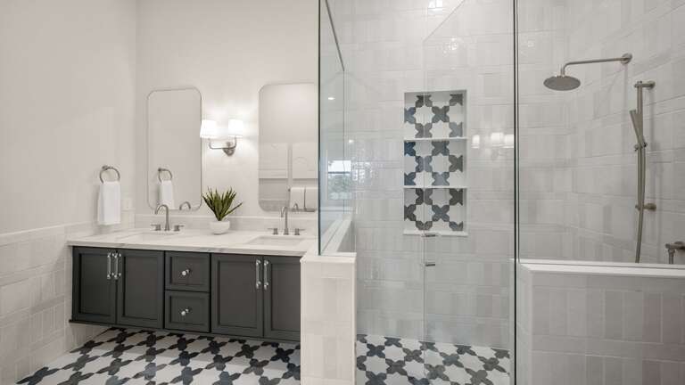 Master Bedroom 2 - En-Suite Bathroom - Double Vanity - Large Walk-In Shower