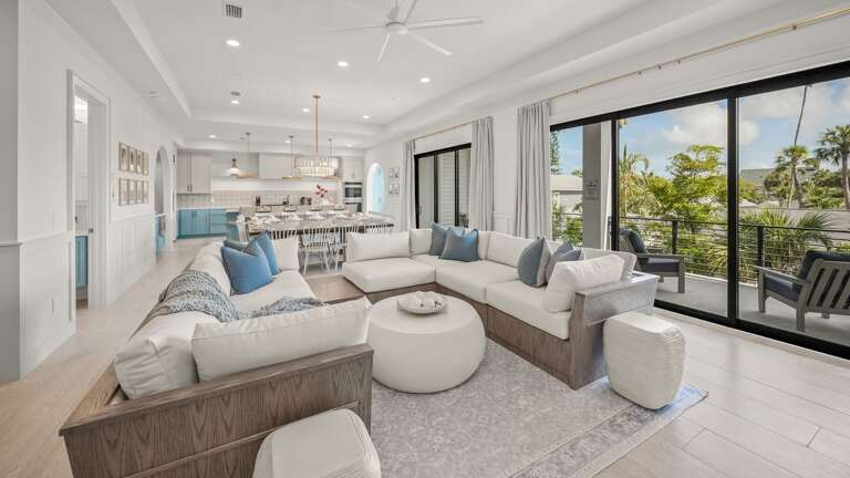 1st Living Level - Great Room - Open Floor Plan - Balcony Access