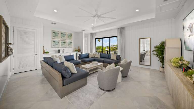 Daytime - 2nd Living Level - Club Room - Wall Scrabble - Balcony Access