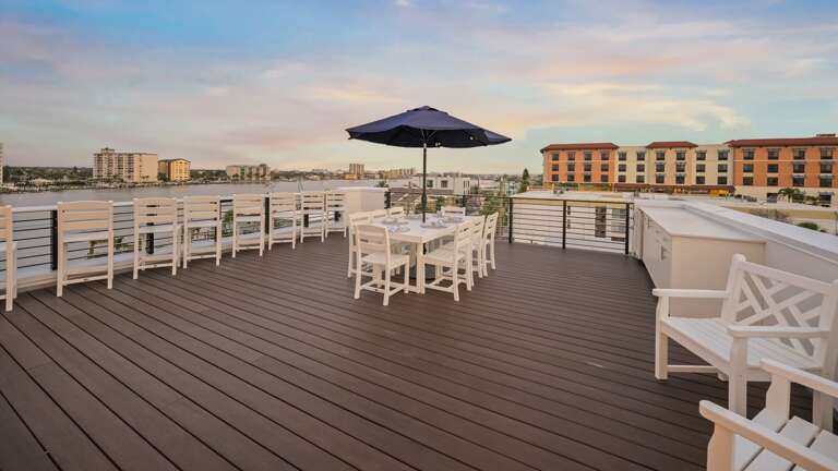 Twilight - Rooftop - Outdoor Dining - High-Top Seating - Water Views