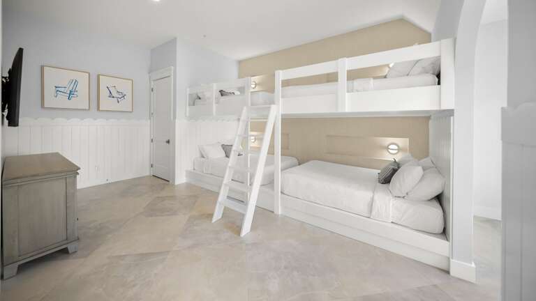 Bedroom 7 - Queen Size Bunk Beds (2) and En-Suite Bathroom