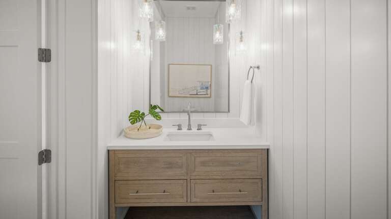 1st Living Level: Half Bath