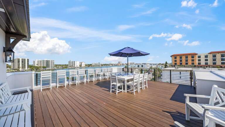 Daytime - Rooftop - Dining Area - High-Top Seating - Water Views