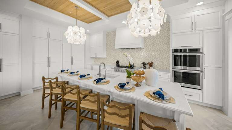 Kitchen - Oversized Refrigerator - (2) Dishwashers, Double Ovens, & Large Gas Stove - Bar Seating for 6