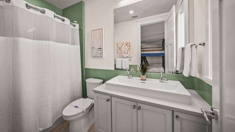 Home A - Bedroom 5 - En-Suite Bathroom - Shower/Tub Combination - Double Vanity