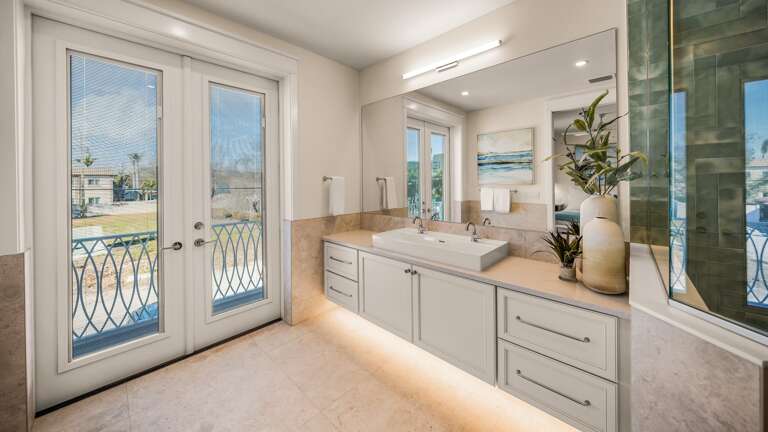 Home A - Master Bedroom - En-Suite Master Bathroom - Walk-in Shower - Dual Vanity - Balcony Access