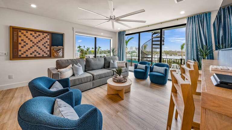 Home A - Third Floor Club Room - Wall Scrabble - Gaming System - Balcony and Rooftop Access - Gulf Views