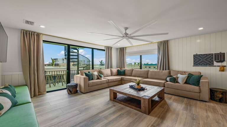 Home B - Third Living Floor - Club Room - Nintendo - PlayStation 4 - (2) HDTV's - Balcony/Rooftop Access