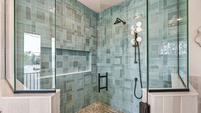 Home A - Master Bathroom 2 - Large Walk-In Shower