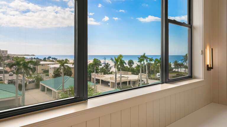 2nd Living Level - Master Bedroom - Gulf Views