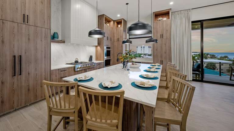 2nd Living Level - Kitcen - Gulf Views