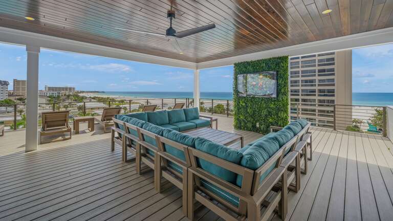 Rooftop Deck - Seating Area - Gulf Views
